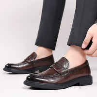 Men's All-match Breathable British Casual Leather Shoes