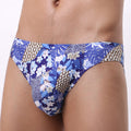 Fashion Print Men's Low Waist Briefs