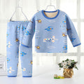Children plus velvet thermal underwear suit winter thickening