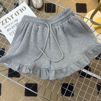 Real-shot Ruffled-edge Designer-style Niche Sporty Casual Shorts
