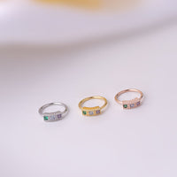 Colored Zircon Nose Rings In Europe And America