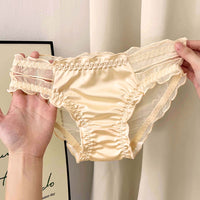 Glossy Ice Silk Breathable Comfortable Classic Panties
