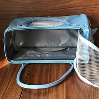 Pet Outing Bag Carrying Case Breathable Mesh Non-deformation Teddy Backpack