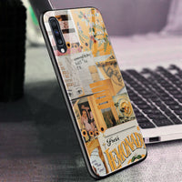 Anti-drop nostalgic illustration mobile phone case