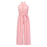 Women's Casual Fashion Solid Color Slim Jumpsuit