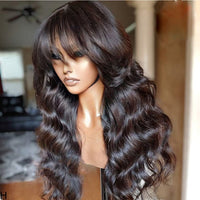 Female Long Curly Hair With Bangs And Fluffy Fashion Chemical Fiber Headgear