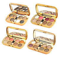 Eight-color pearly eyeshadow diamond
