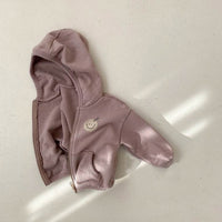 Children's Baby Fashion Casual Loose Zipper Sweater Coat