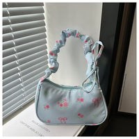 Fresh And Sweet Floral Underarm Bag For Women