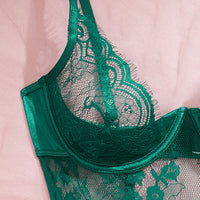 Mesh Shaping Bodysuit Pajamas For Women