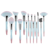 Diamond handle makeup brush