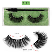Long Natural Eyelashes With Plastic Cotton Thread