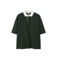Lapel T-shirt Mountain Outdoor Contrast Color Polo Shirt