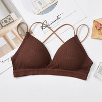 French Triangle Cup Mixed Color Sling Wrapped Chest Japanese