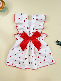 Pet dress-Love-Black-L-Cotton yarn-1 piece