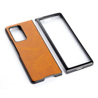 Folding screen two-color cow pattern phone case