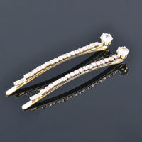 Rhinestone Edge Clip Girls' Hairpin Ins Niche Women's Headdress