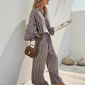Independent Site High-End V-Neck Womens Loose Suit Fashionable Womens Apparel