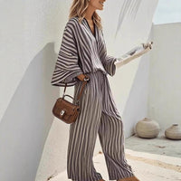 Independent Site High-End V-Neck Womens Loose Suit Fashionable Womens Apparel