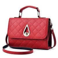 new Korean fashion handbag shoulder bag bag lady square lattice Pu package on behalf of a tide