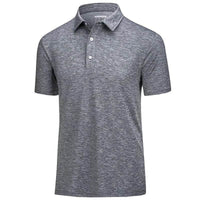 Men's Comfortable Breathable Short-sleeved Lapel Polo Shirt