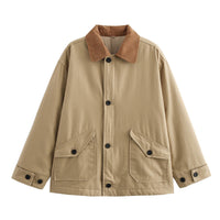 Women's Fashionable Three-color Cotton-padded Coat