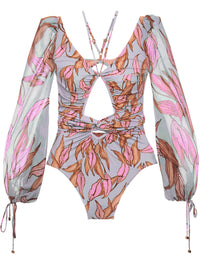 Women's one-piece bikini swimsuit
