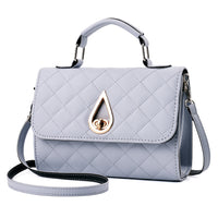 new Korean fashion handbag shoulder bag bag lady square lattice Pu package on behalf of a tide