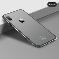 Transparent side drill mobile phone case
