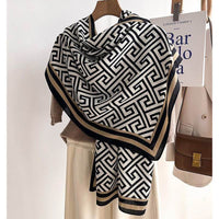 Color Matching Fashion Scarf Scarf Thin Warm Scarf Talma