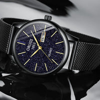 Fully Automatic Mechanical Watch Men's Calendar Pointer Fine Steel