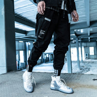 Pocket stitching sports trousers