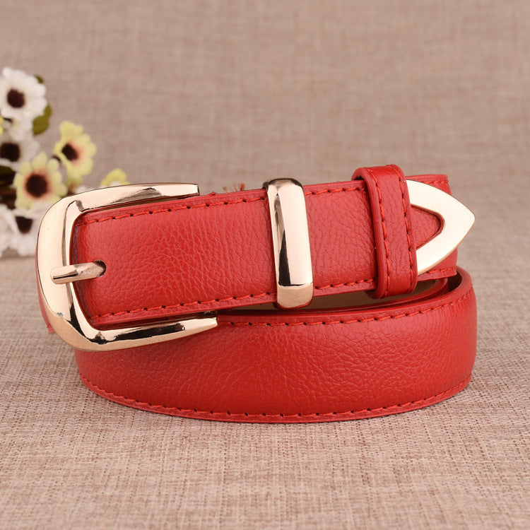 All-match Fashion Women's Casual Imitation Leather Belt