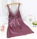 New pajamas simulation silk nightdress