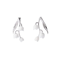 Handmade Lily Of The Valley Floral Earrings