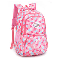 Han edition college, wind girls' double shoulder schoolbag schoolchildren 3-4-6 grade child nurse ridges 8-12 years old