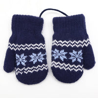 Children's Alpaca Thick Warm Halter Gloves