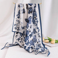 Vintage Print Polyester Fashion Scarf Dual-use Shawl