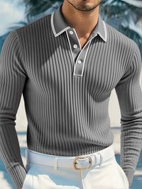 Men's POLO Long-sleeved Shirt