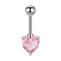 Stainless Steel Zircon Five-pointed Star Nail Navel Decoration Piercing Jewelry
