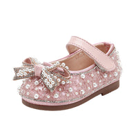 Spring And Autumn Girl's Nude Shoes Non-slip Soft Bottom Toddler