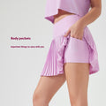 Double Layer Anti-exposure Three Points Exercise Skort