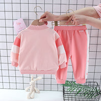 Spring And Autumn Women's Two-piece Baby Clothes Spring Style Western Style