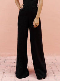 Sleeveless Suspender High Waist Jumpsuit