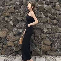 New Slim Fit Tube Top Jumpsuit Women
