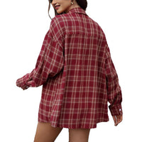 Women's Casual Loose-fit Long-sleeve Shirt