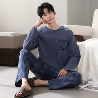 New Cotton Long Sleeve Full Cotton Casual Homewear Suit