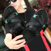 Breathable Fashion Slippers Trendy Casual Flat-heeled Flip Flops Youth Drag