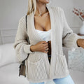 Casual Loose Pockets Women's Sweater