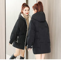 Women's Down Cotton-padded Jacket Mid-length Winter